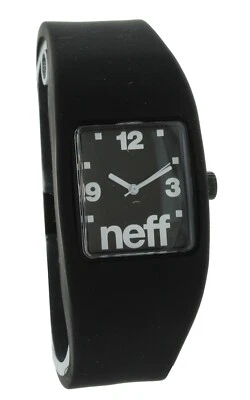 Neff Elegante Reloj Bandido Unisex Negro S/M Banda Silicona NUEVO EN CAJA Foto 1 de 4