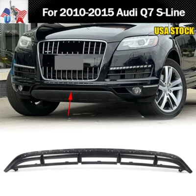For 2010-2015 Audi Q7 S-Line Front Lower Center Grille Bumper Grill Hood Black Foto 1 de 4