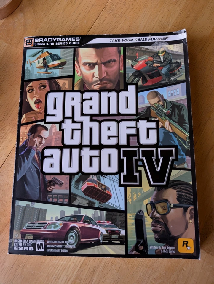 Grand Theft Auto IV 4 GTA IV Strategy Guide PS3 & Xbox 360 BradyGames  - Image 1 of 2