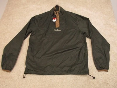 NWT Malbon Eladio Carrion 1/4 Zip Green Windbreaker Shell Jacket Mens S Pullover - Image 1 of 4