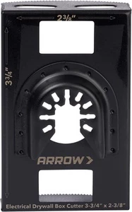 Arrow OSCGB1-1 1 Gang Boîte Électrique Cloison Sèche Lame de Coupe pour Osciller à... - Photo 1/9