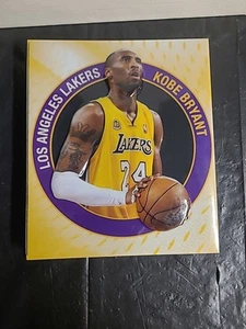 Kobe Bryant Los Angeles Lakers 3D Raised Image 3 Ring Binder - Picture 1 of 14