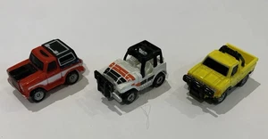 Micro Machines Vintage Galoob 4x4 Bundle Jeep Wrangler, Chevy Blazer, Datsun 720 - Picture 1 of 4