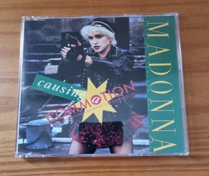 Madonna Causing A Commotion Germany Yellow CD Single 1995. - Picture 1 of 3