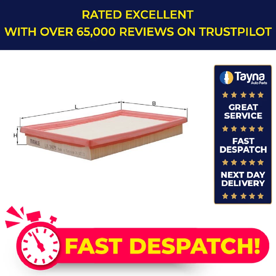 Air Filter fits SUZUKI SWIFT Mk3 1.6 2012 on M16A Mahle 1378054LA0 1378054LA0000 - Image 1 of 4