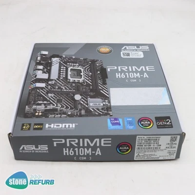 ASUS Prime H610M-A CSM - DDR5 mATX LGA 1700 Motherboard - Image 1 of 4