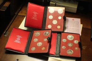 1971-72-73- Canada 3 Set Double Dollars 7 Coins Royal Canadian Mint - Picture 1 of 24