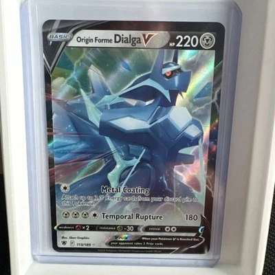 Origin Forme Dialga V 113/189 Swsh10: Astral Radiance Holo - Image 1 of 2