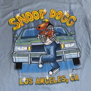 3A-Joe Cool Herren Snoop Dogg Blau Grafik Kurzarm Shirt Größe Men’s Lg - Bild 1 von 8