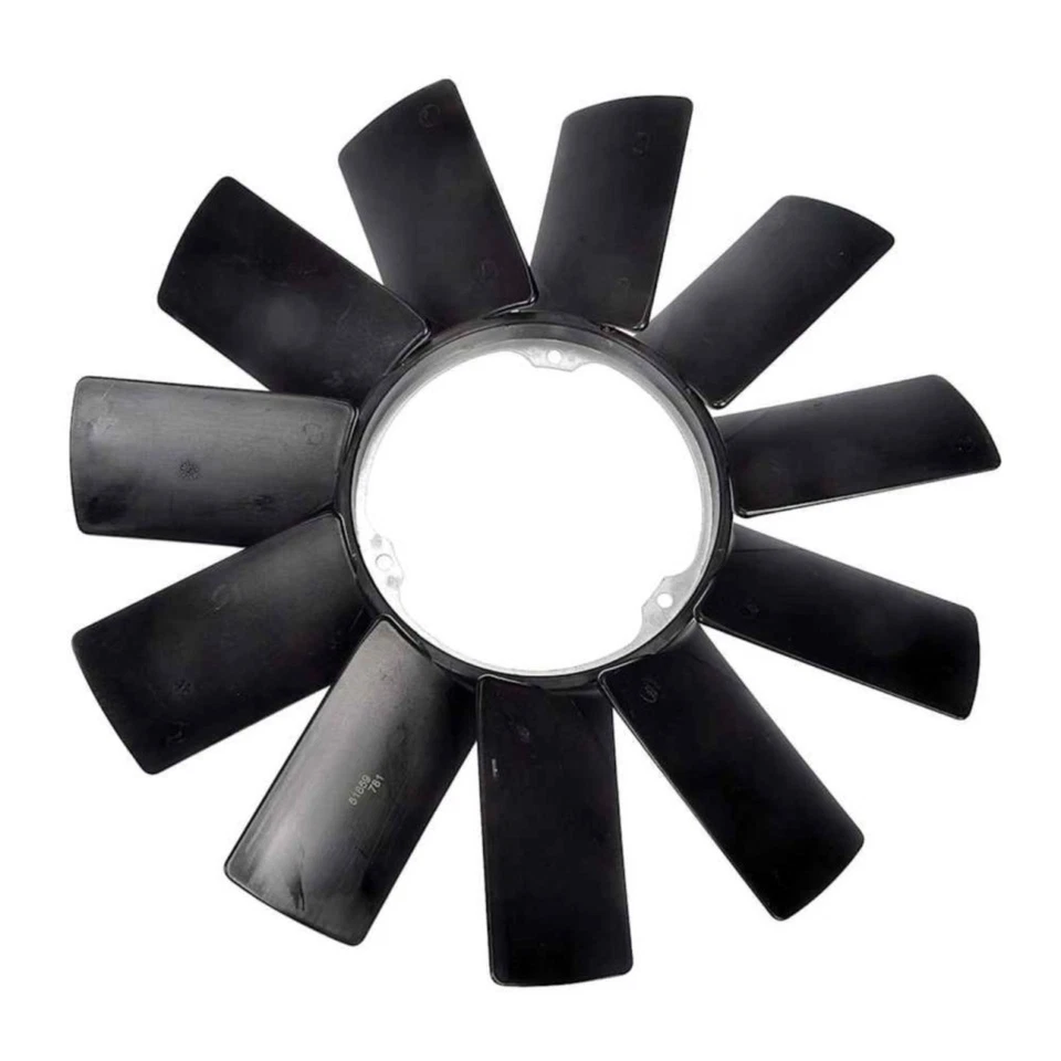 For BMW 525i 1991-1995 Radiator Fan Blade | Plastic Cable | Puller Airflow Black - Image 1 of 4