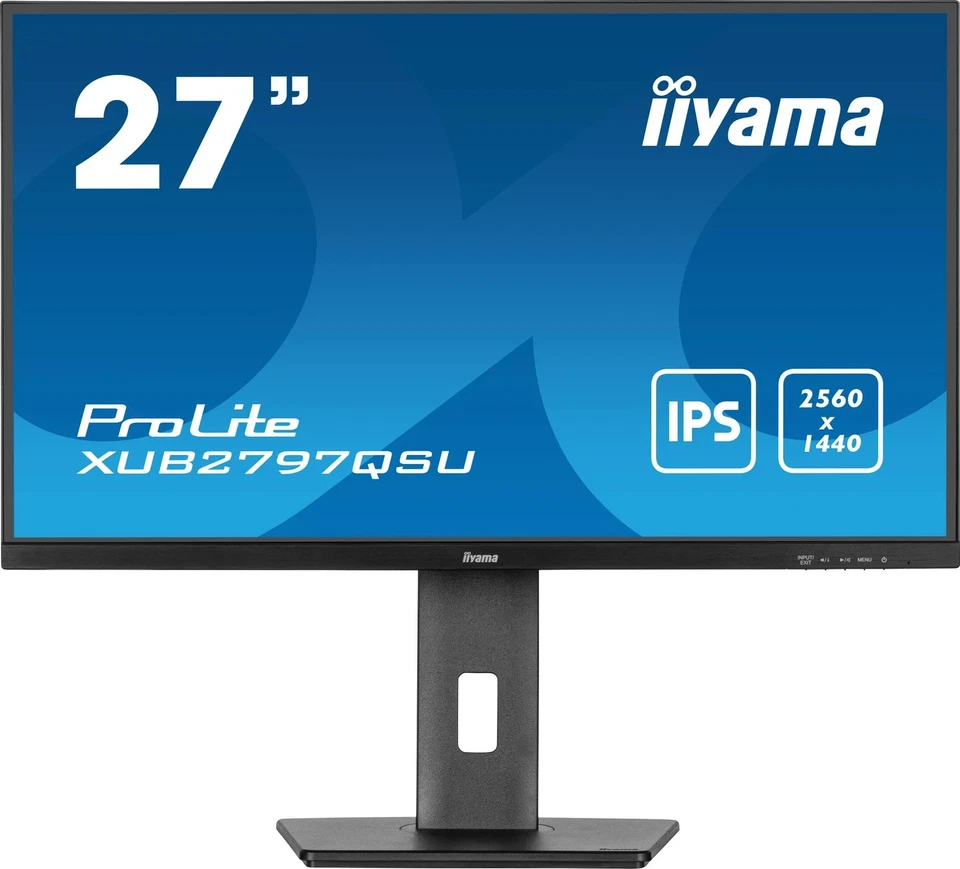 iiyama ProLite XUB2797QSU-B2 68,6cm (27") QHD IPS Office Monitor 16:9 HDMI/DP - Bild 1 von 4