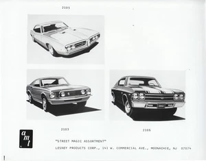 AMT / Lesney b & w press release picture "Street Magic Assortment II" kits - Picture 1 of 1