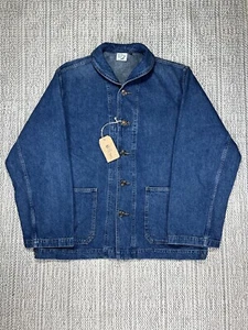 ORSLOW, USN Shawl Neck Jacket, MEN’S MEDIUM, SIZE 3, Two Year Wash Denim JAPAN - Picture 1 of 9