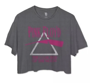 Damen Baumwolle Pink Floyd kurz geschnitten Rundhalsausschnitt T-Shirt von Junk Food kostenloser Versand! - Bild 1 von 2