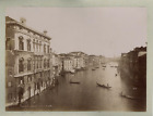 Italie, Venezia, Canale grande verso Rialto vintage albumen print, Italy Tirag
