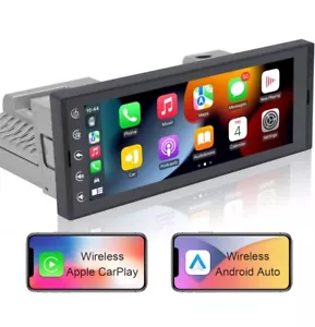 Single DIN Touchscreen Autoradio Wireless CarPlay Wireless Android Auto - Bild 1 von 6