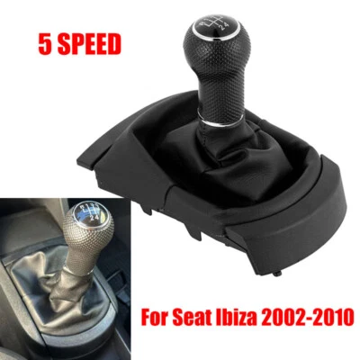 5 Gang Schaltknauf Schalthebel Schaltknopf Schaltsack Für Seat Ibiza 2002-2010 — 第 1/4 张图片