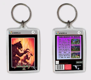 SHADOW OF THE BEAST II COMMODORE AMIGA LLAVERO KEYRING - Imagen 1 de 1