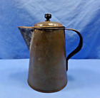 Vintage Tin Metal Cowboy Coffee Pot Handmade 6''