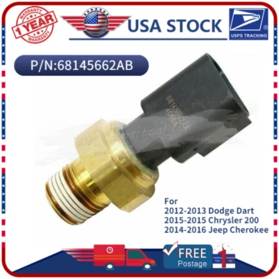 Interruptor de sensor de presión de aceite del motor de 3 pines para Chrysler 200 Dodge Jeep #68145662AB Foto 1 de 4