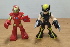 Lot of 2 Marvel Action figures - 3 in - Wolverine & Iron Man - Picture 1 of 3