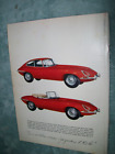 1961 Jaguar XKE - 150 MPH - magazine car ad