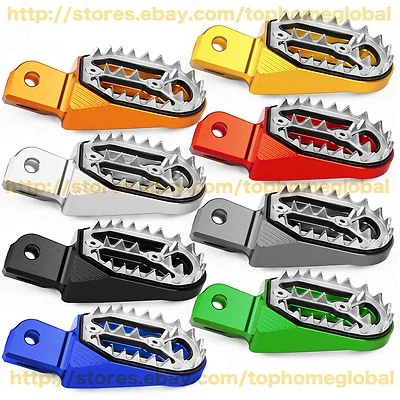 Para YAMAHA YZ85/125/250/400/426 WR250/400/450 Dirtbike estriba pedal reposapiés Foto 1 de 4