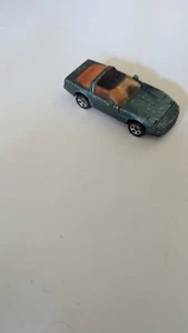 Vintage HOT WHEELS Chevrolet Corvette Green Chevy VETTE Toy Car Green Read - Picture 1 of 15