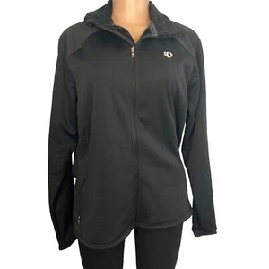 Pearl Izumi Womens Black Fleece Zip Up Jacket Size XL - Picture 1 of 10