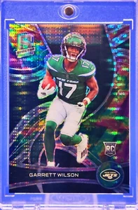 🔵 2022 Panini Spectra GARRETT WILSON Rookie Celestial Prizm /99 RC #145 Jets - Picture 1 of 3
