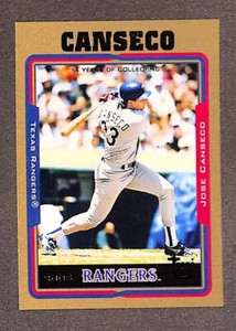 2005 Topps Gold #31 Jose Canseco /500