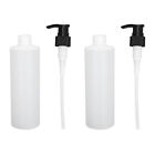 2pcs 250ml Massage Oil Dispenser Refillable Reusable Cream Shampoo Pump