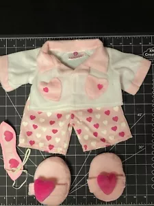 Pyjamas Sleep Outfit for Girl Teddy Bear Clothes Fits Most 14" to 16" bears - Picture 1 of 10