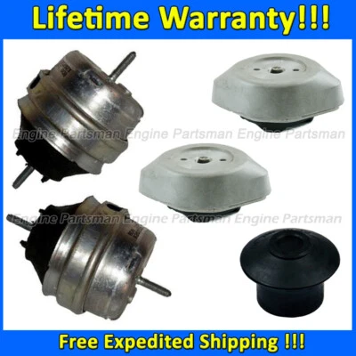 Juego de montaje de motor y transmisión K3054 5 piezas para Audi A6/A6 Quattro 1998-1999 2,8 L Foto 1 de 4