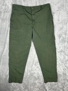 Vintage CAMCO Cargo Pants Men's 36-39inX34 Forest Green Military USA Made - Picture 1 of 24