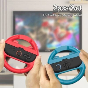 1pair Universal Racing Steering Wheel for Nintendo Switch 2 Game Accessories - Picture 1 of 7