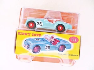 DINKY ATLAS/NOREV 111 'TRIUMPH TR2' VERDE/AZUL. SIN USAR, EN CAJA. ¡SELLADO! - Imagen 1 de 5
