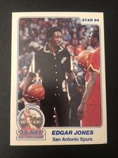 1984 Star Denver Police All-Star Set Edgar Jones #30 San Antonio Spurs