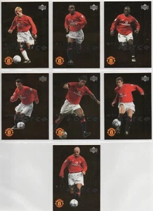 Manchester United, Upper Deck 2001: Strike Force 7 Card Chase Set #SF1-SF7 - Picture 1 of 1