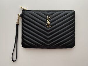 Yves Saint Laurent Leather Clutch Bags for Women for sale | eBay