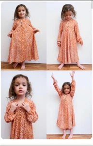 Natalie Martin Girls Fiore maxi dress - leopard blush xs - Picture 1 of 3