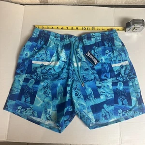NEW $310 Vilebrequin Moorise Short-Length Azur Swim Trunks Shorts XXL/XL - Picture 1 of 12