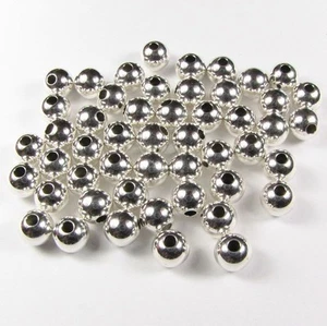 925 Sterling Silber Runde Nahtlose Perlen Spacer Made in USA - Bild 1 von 1
