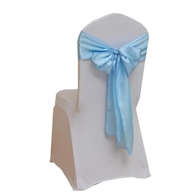25 шт. декоративные свадебные стулья пояса банты атласные стулья ленты галстуки для торговли... - Изображение 1 из 4