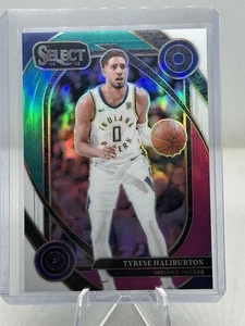 2024-25 Select Tyrese Haliburton Courtside SP #220 Teal White Pink Prizm /49 - Picture 1 of 10