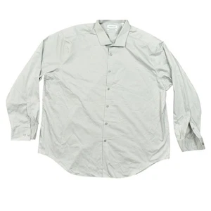 Calvin Klein Gray Shirt 3XL Long Sleeve Infinite Non Iron Slim Fit Stretch - Picture 1 of 8
