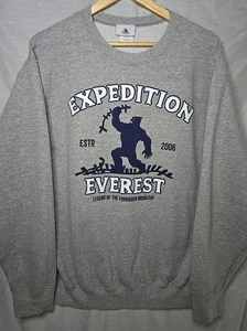 Sudadera Disney Expedition Everest Cuello Redondo, Talla Grande, Logo Gris - Imagen 1 de 10