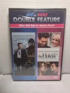 His vs Hers Double Feature: Casino Royale/The Holiday (DVD, 2010) Brand New - Picture 1 of 2