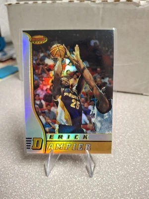 1996-97 Bowman's Best Rookies refrator Erick Dampier #R14 controle remoto - Imagem 1 de 2