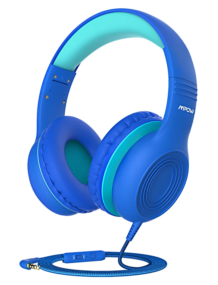 Mpow Volume Limited 85/94dB Kids Headphones Over-Ear/On-Ear Foldable Headset Mic Foto 1 de 4
